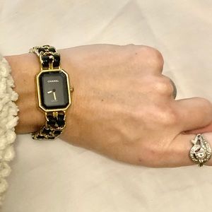 Vintage Chanel Chain Link Weave Watch 